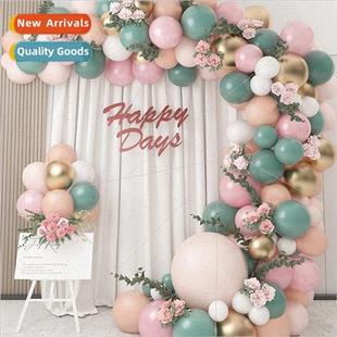 Vintage Blush Pink Sage with Green Balloon Artificial Olive