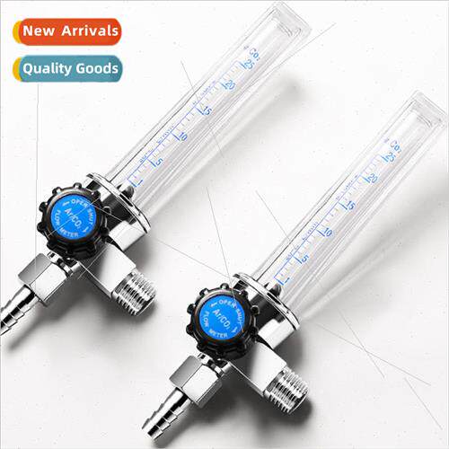 1/4PT Threaded 7mm Barbed Argon Gas Flow Meter Welding Weldi