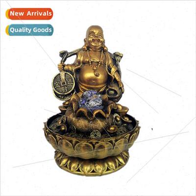New creative  of the Buddha resin crafts flowing water ornam