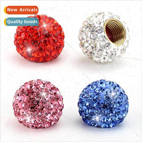 Diamond valve cap creative modification crystal tire cap ful