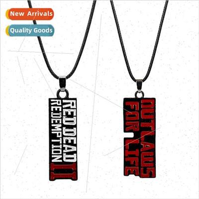 Wild Dart 2 Peripheral Pendant Necklace Game Prop Alloy Lett