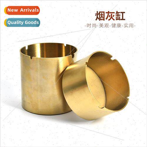 Stainless steel gold-plated ashtray cybercafe ashtray cigare