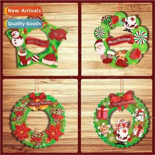 Decoration Wreath Indoor 2023 Hanging Christmas Home Dec New