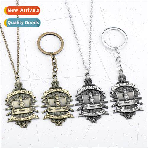 Movie Peripherals Fantastic Beasts Necklace Vintage Metal Ke