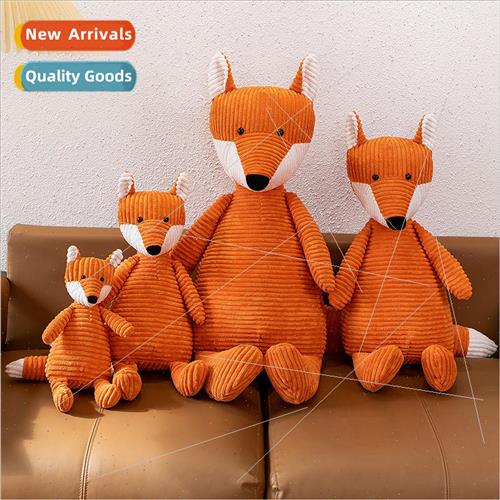 Cute fox plush toys new striped fox scratcher doll doll crea