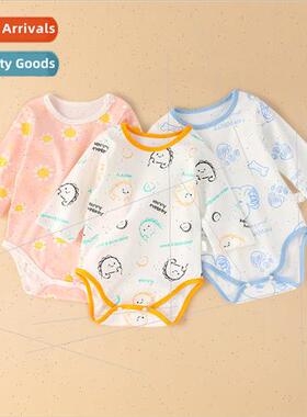 Wrap Butt Suit Long Sleeve Baby Spring and Autumn Baby Mens