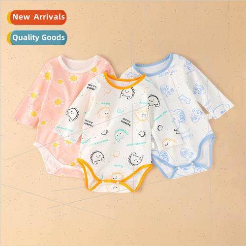 Wrap Butt Suit Long Sleeve Baby Spring and Autumn Baby Mens