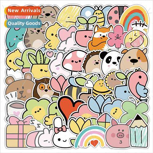 50 cute cartoon stickers car cell phone computer water cup d