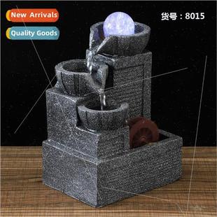 Mini desktop small wigwam flowing fountain indoor water feat