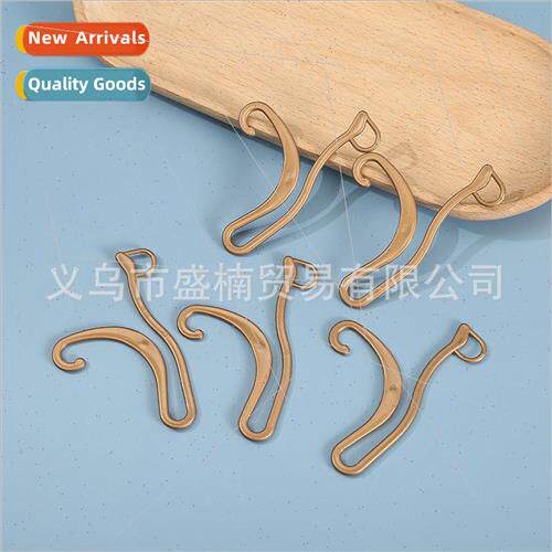 New plastic bag hooks three-color PP zigzag hooks stockings