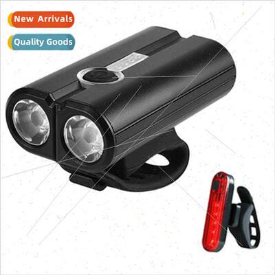 Binocular LED bike light headlight night riding strong flash