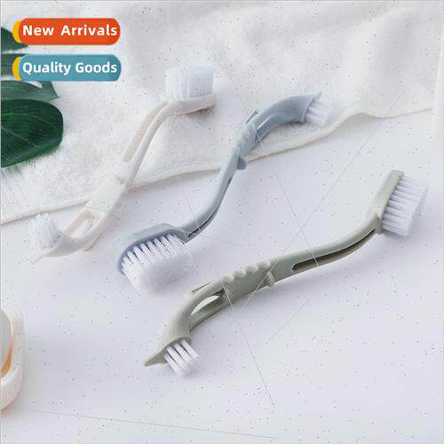 Multi-functional double-ended shoe brush Household long-hand