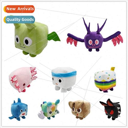 Fast shipping big games cat plush square cat doll pet simula