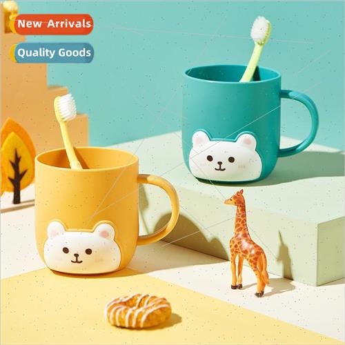 Mouthwash cup home put toothbrush cartoon children family se
