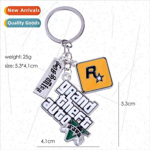 Rampage Peripheral GTA5 Grand Theft Auto Keychain Pendant  s