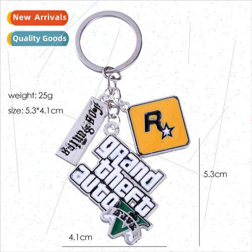Rampage Peripheral GTA5 Grand Theft Auto Keychain Pendant  s