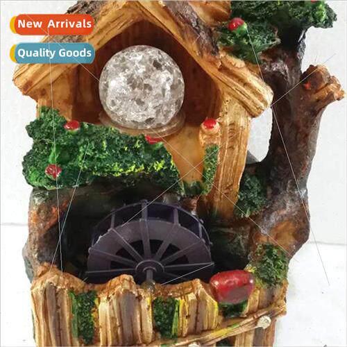 simple fountain fountain wheel resin home living room fashio