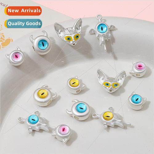 ttle Monster Premium Alloy Eye Pendant Beads DIY Handmade Be