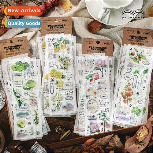 Japanese paper sticker pack Letters from the orchard series