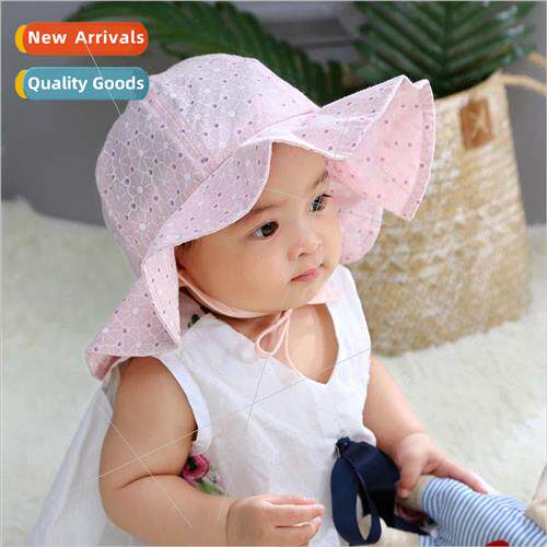 Spring and summer new ins sunscreen baby hat beach baby sun