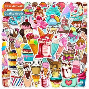 ice cream graffiti decoration food stickers birth cartoon