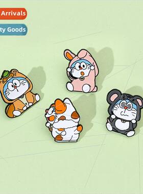 Japanese cartoon anime robot cat brooch blue fat man doraemo