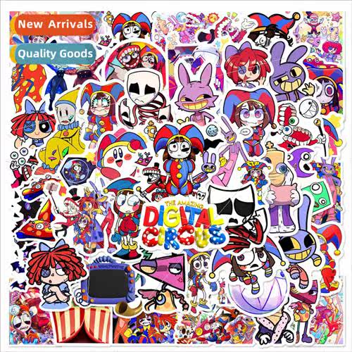 60 Magical Numbers Circus Doodle Stickers Mug Birthday Party