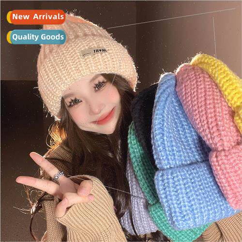 Japanese loose wool cap childrens fall and winter warm windp