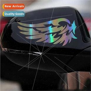 Car stickers angel wings cute stickers rearview mirror stick