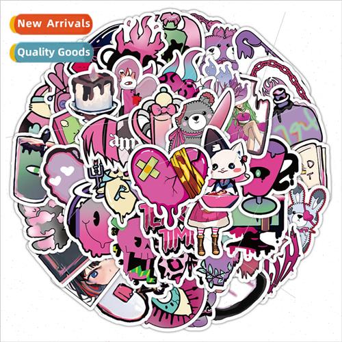 60 Harajuku girls graffiti stickers decorative scooter lugg