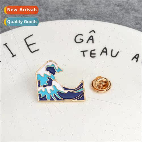 Creative personality exquisite sea wave oil drop cartoon bro