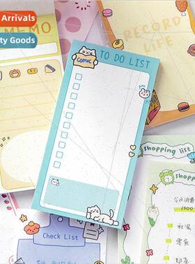 60 Sticky Notes Bingo List Series Cartoon Puppy Plans to Pre