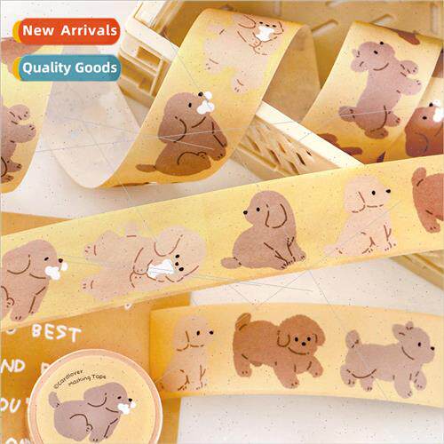 Japanese paper tape Bukijima daily series cartoon puppy pand