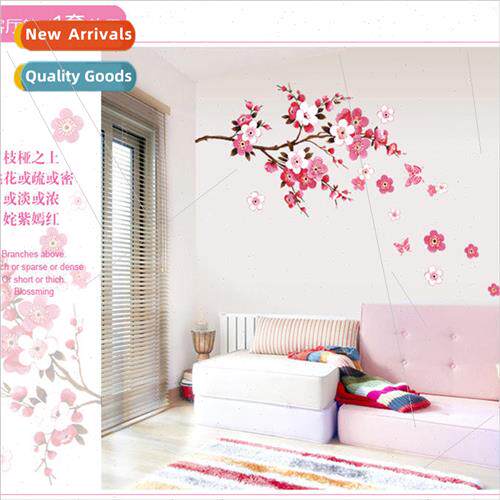 Peach Blossom Wall Sticker Chinese Style Fashion Home Decora