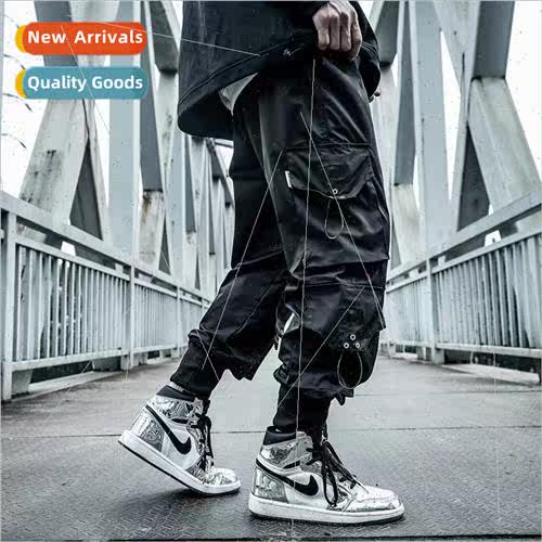 function wind paratrooper pants mens fall and winter loose h