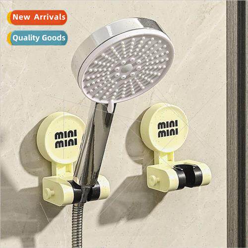 Shower bracket no-hole suction cup bathroom adjustable nozzl