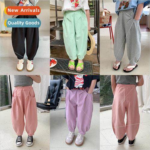 2023 spring new men and women childrens solid color Milan ve