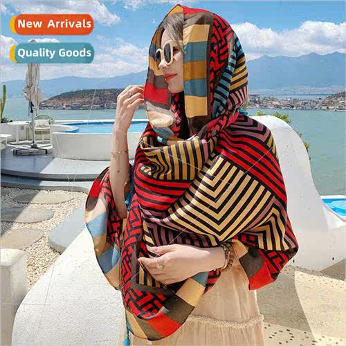Exotic wind shawl scarf multifunctional summer thin section