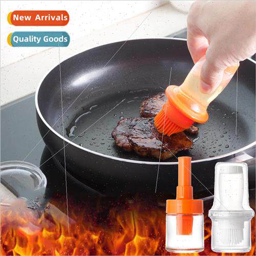 Small Oil Brush Kitchen Oil Bottle BBQ Brush Cake Baking Bru