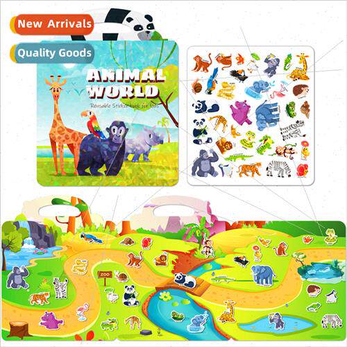 Childrens Zoo Jelly Quiet Book Early Learning Concentration