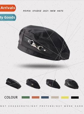 Beret fall girls simple hundred with the painters hat Englan