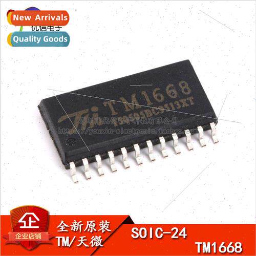 al Genuine SMT TM1668 ght Emitting Diode Display Driver Cont