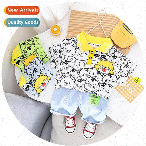 Childrens clothing 2023 summer two-piece set Korean  of the