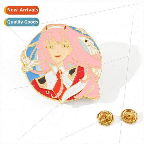 Anime  darling national team 02 brooch metal badge secondary