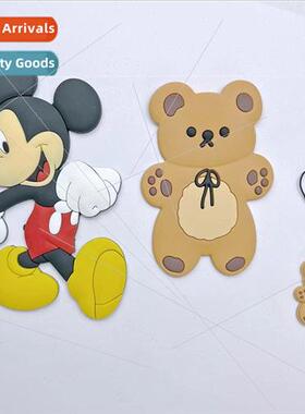 ins three-dimensional pooh bear party patch drip ice-cream p