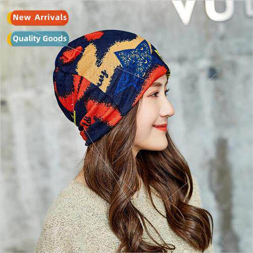 Fashion five-pointed star womens moon hat fall and winter ea