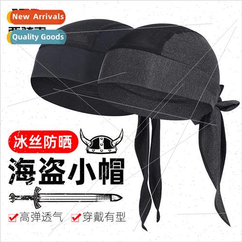 Summer ice silk pirate hat cycling hat men and women windpro