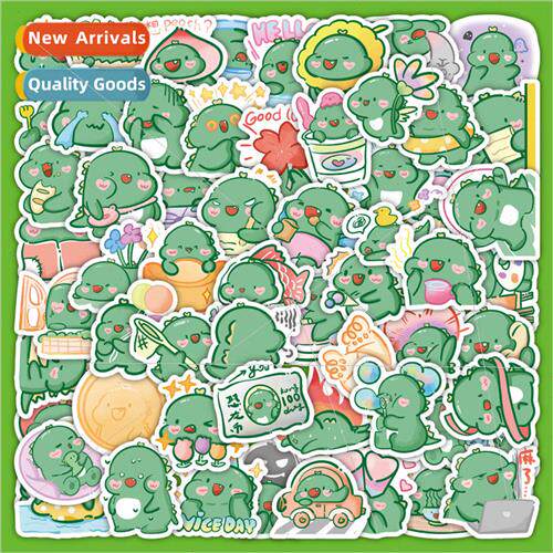 60 Dinosaur Stickers Cartoon  of cute Q  of the dinosaur not