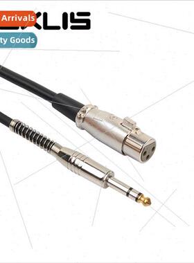 6.35 Male Stereo to Ca Female Microphone Cable