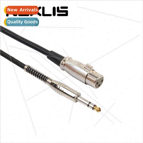 6.35 Male Stereo to Ca Female Microphone Cable